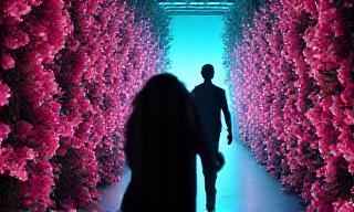 Backdrop floral vibrant